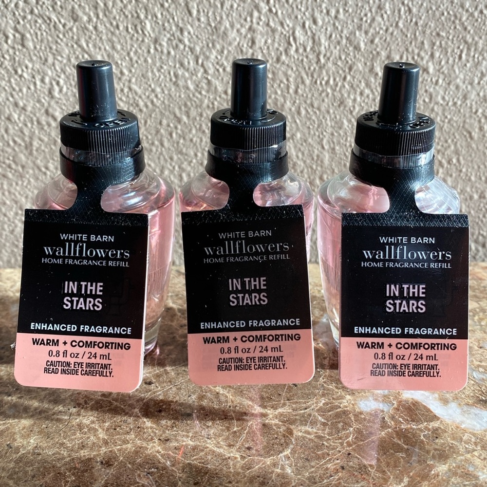 ⭐️IN THE STARS⭐️ BBW / WB Three (3)-Wallflowers Fragrance Refills, NWT & Sealed